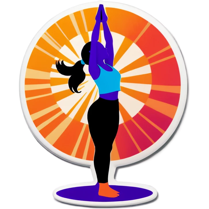 girl does yoga emoji