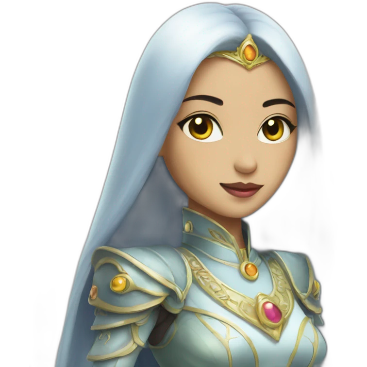 princess nisa from malaysia alien ghost emoji