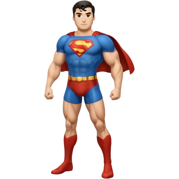 super man with leg emoji
