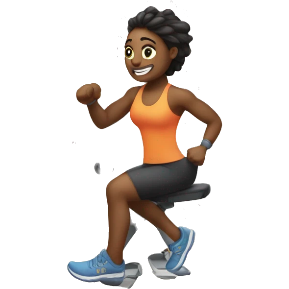 Exercising at the gym  emoji