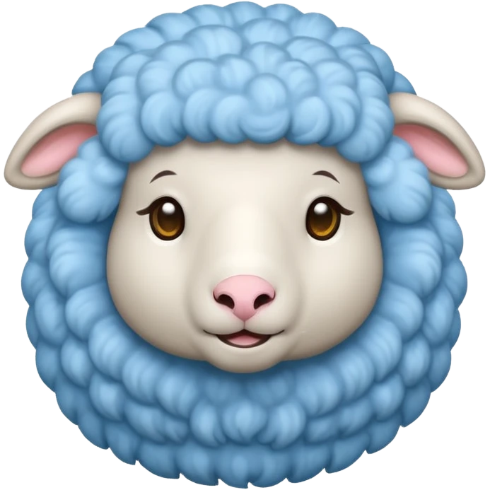 light blue sheep emoji