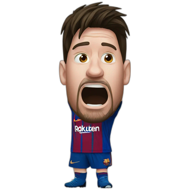 messi crying emoji
