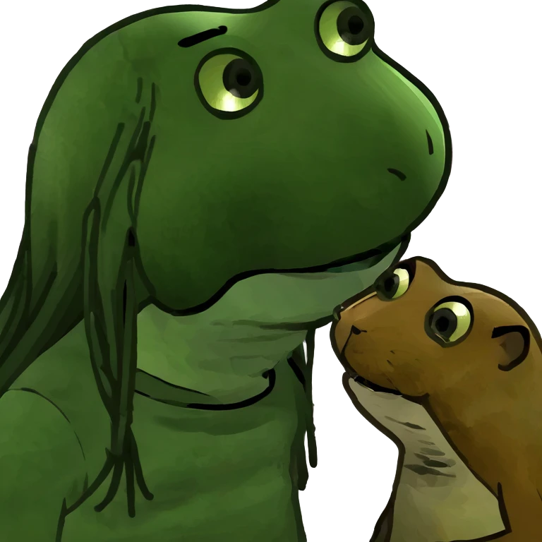 Black boy with long dreadlocks, making out with chipmunk ￼ emoji