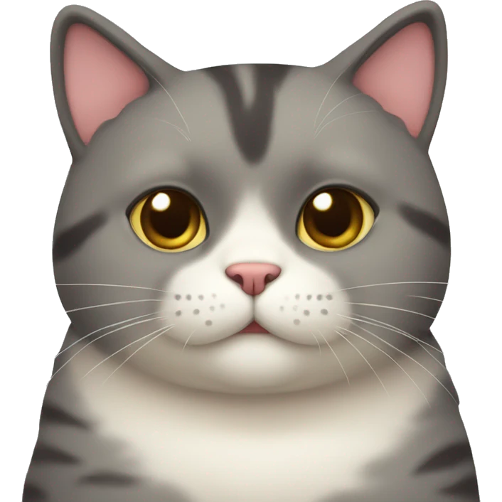 cute chubby cat emoji