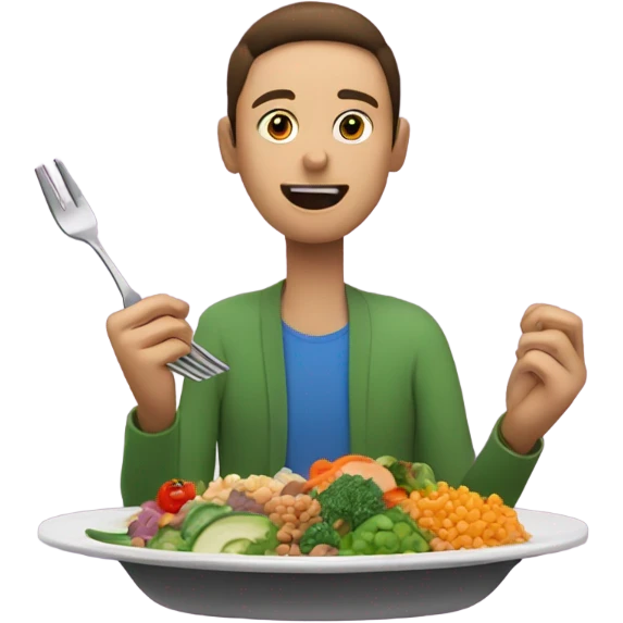 Eating emoji