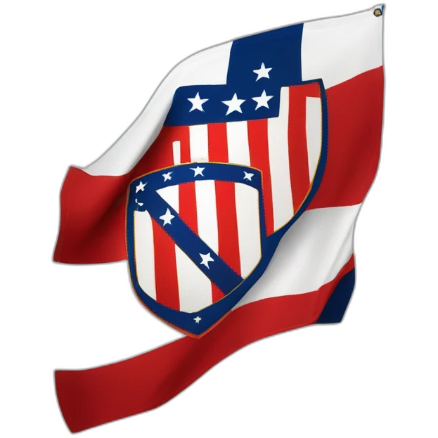 drapeau atletico de madrid emoji
