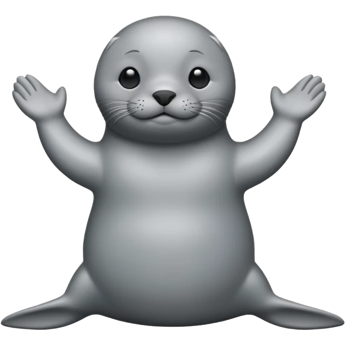 seal in flipper pose emoji