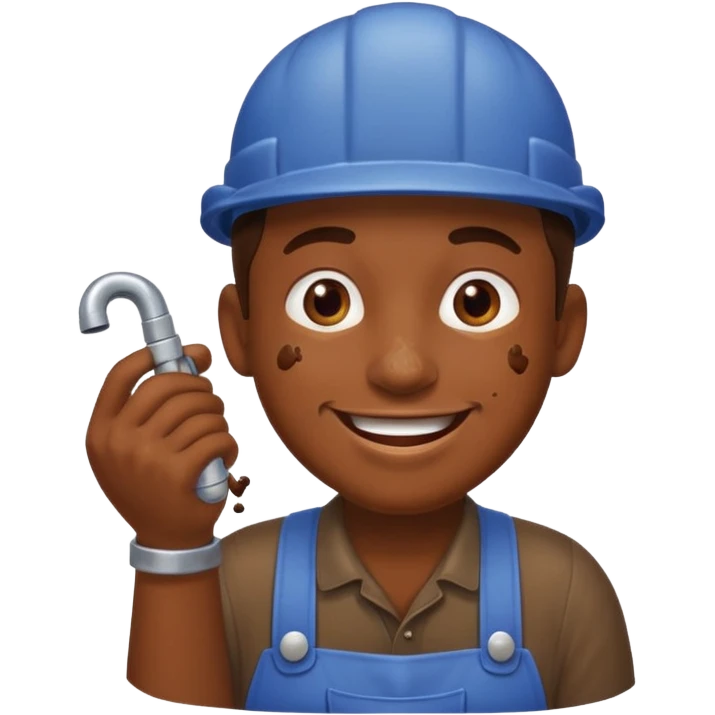 Plumber knows poo emoji