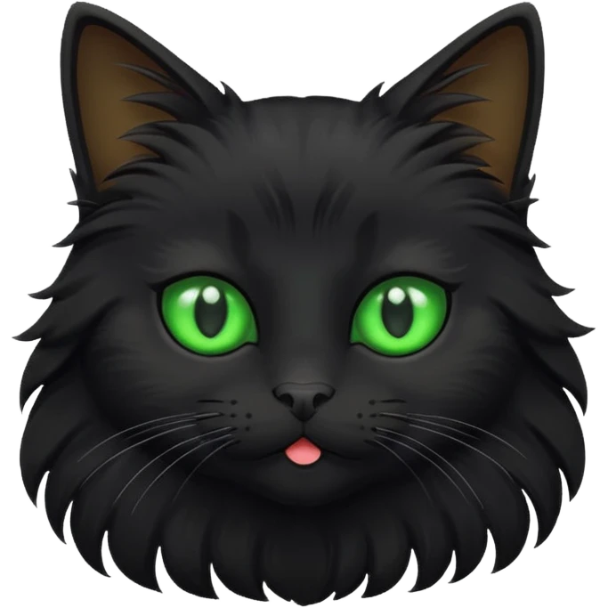 GATA NEGRO PELUDITA emoji