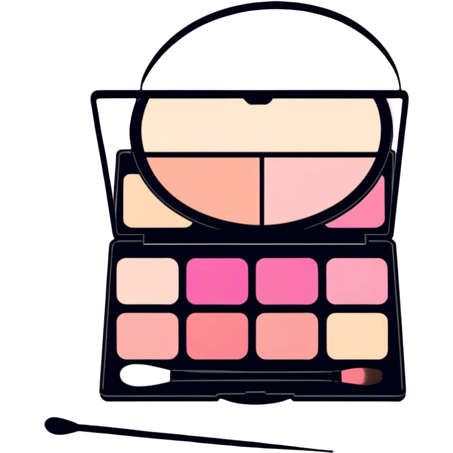 pink makeup palette emoji