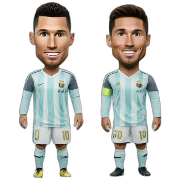 ronaldo check messi emoji