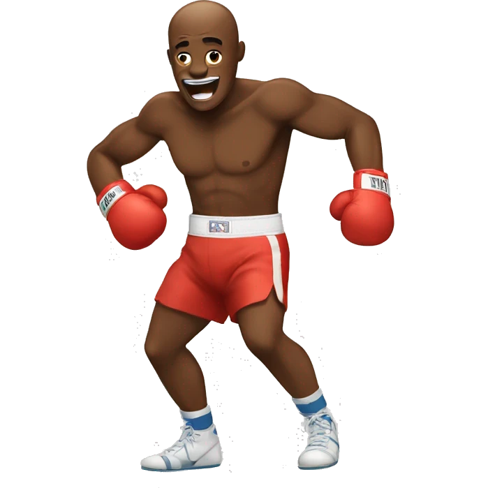 Dancing boxer  emoji