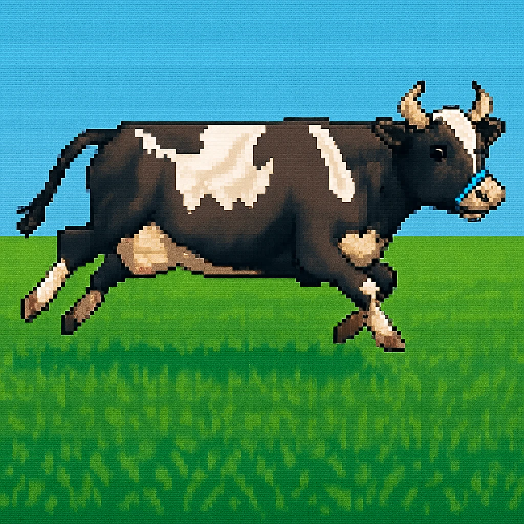 Remove clouds from the background, keep only the green grass field and clear sky emoji