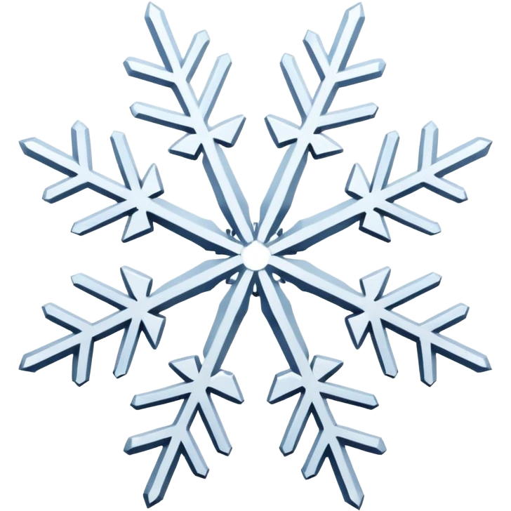 white snowflake emoji