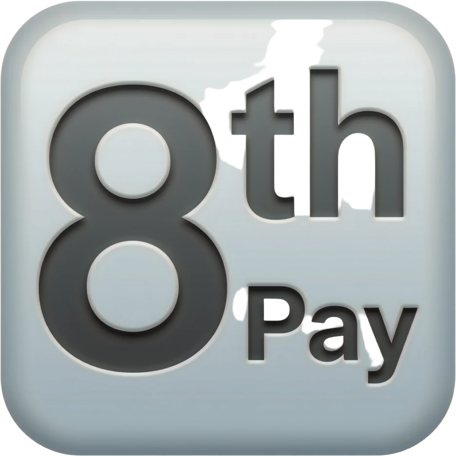 8TH PAY ICON WITH THIS TEXT emoji
