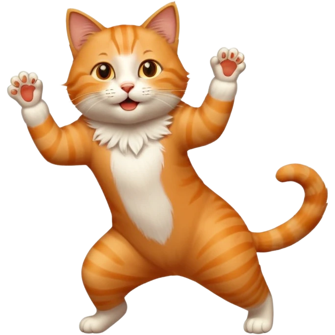 Cat dancing  emoji
