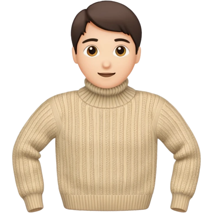 beije turtleneck sweater emoji
