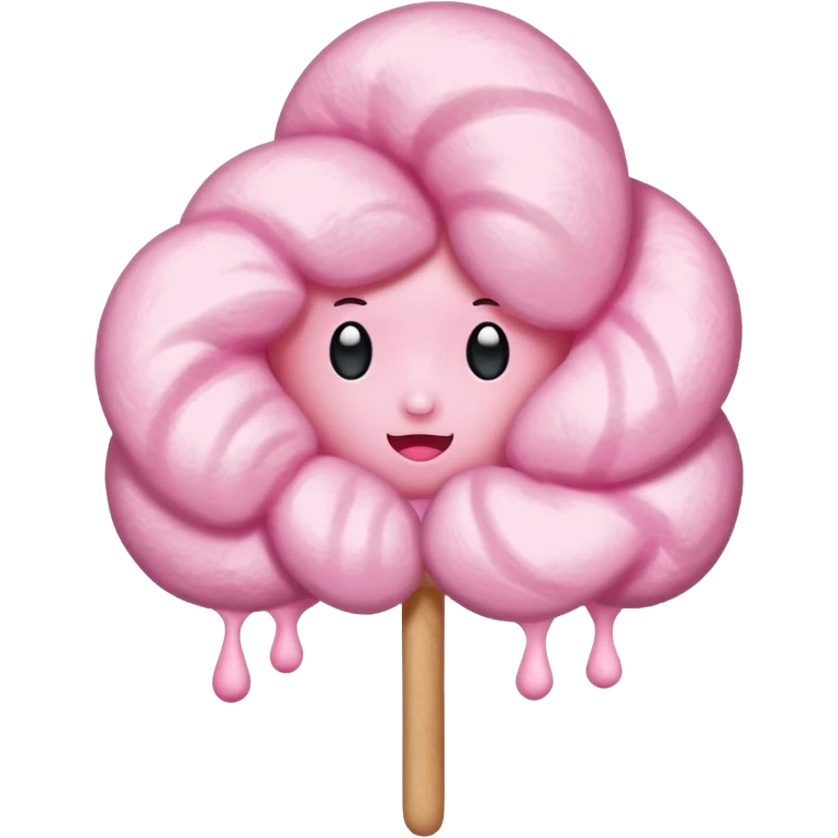 Create a cotton candy emoji emoji