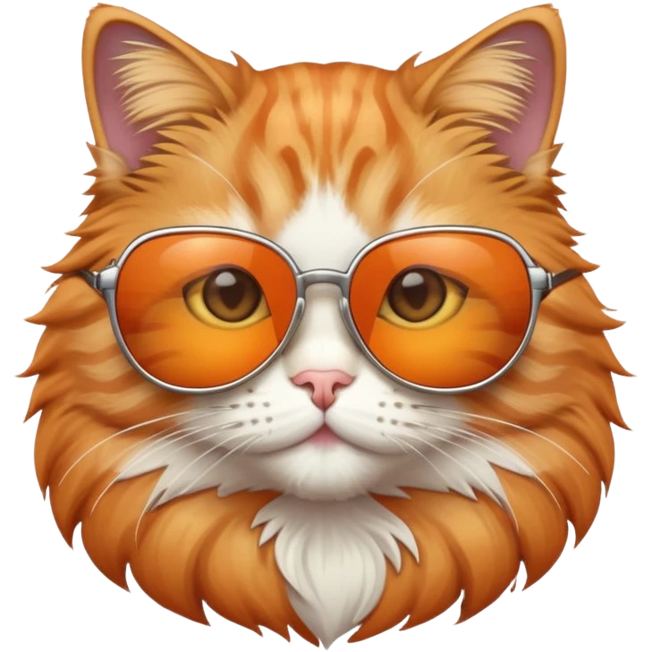 Cat wearing sunglasses emoji