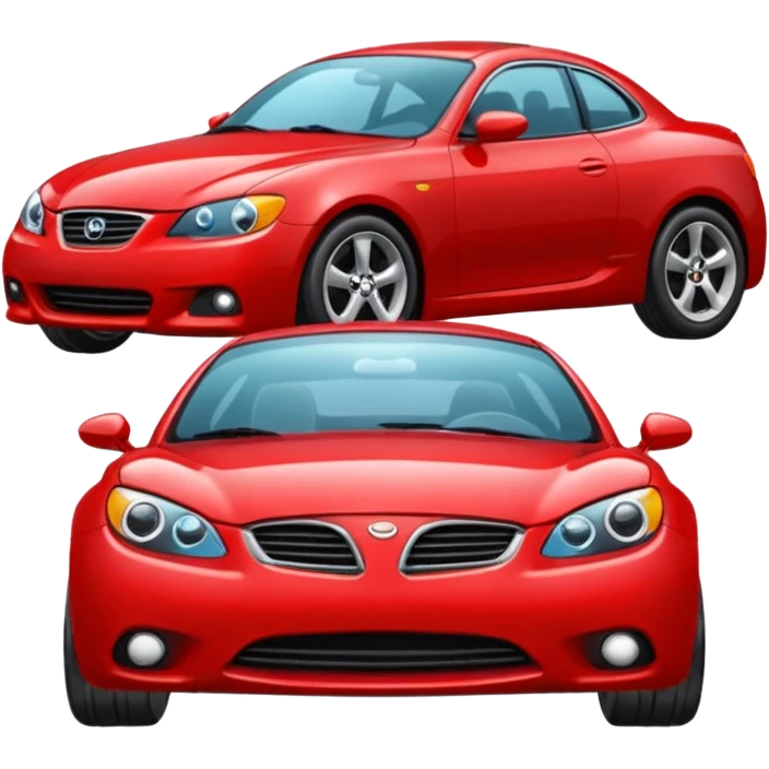 a red car emoji