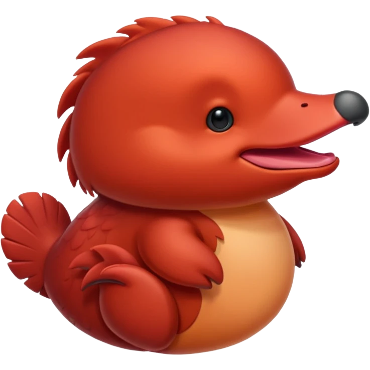 red platypus emoji