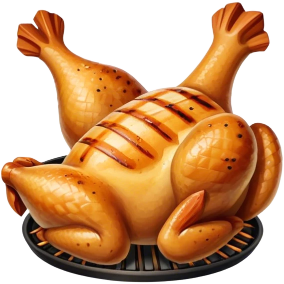 grilled chickem emoji