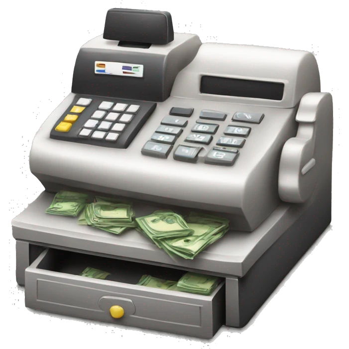 Cash register  emoji