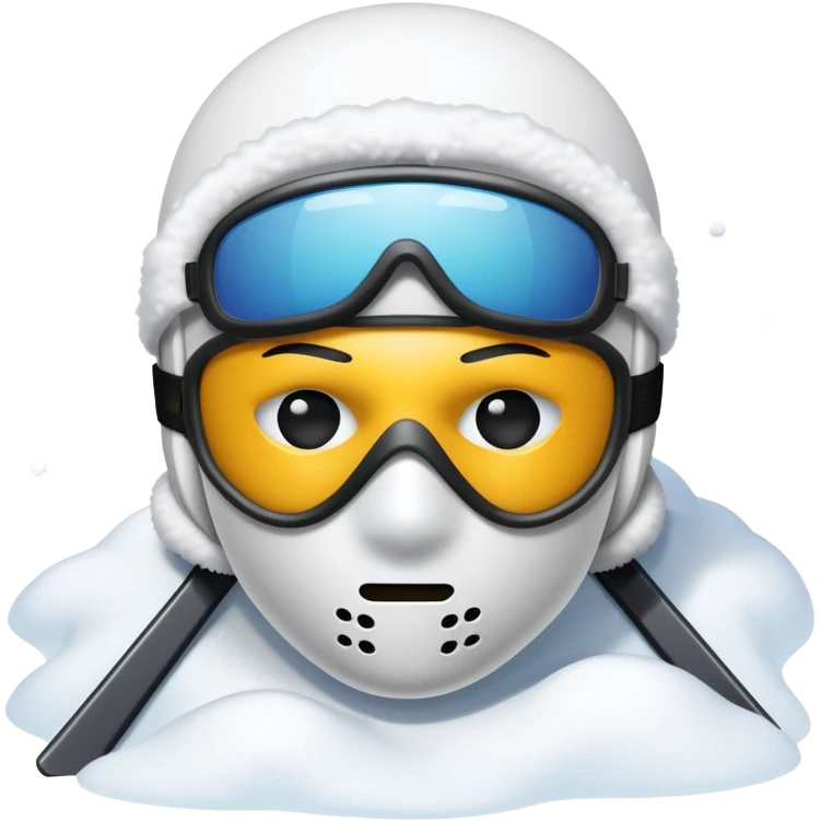 Ski bury toiket emoji