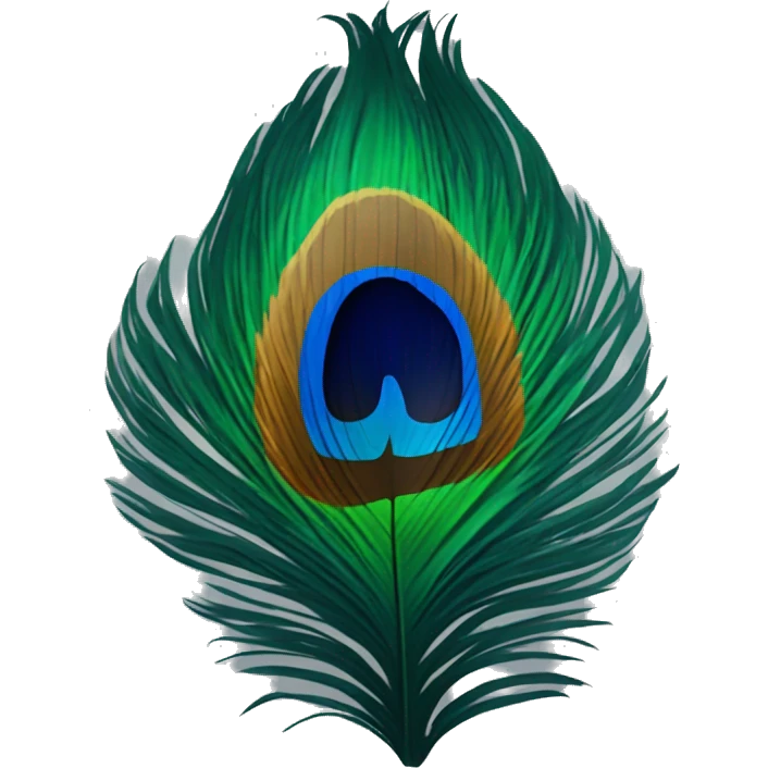 peacock feather emoji