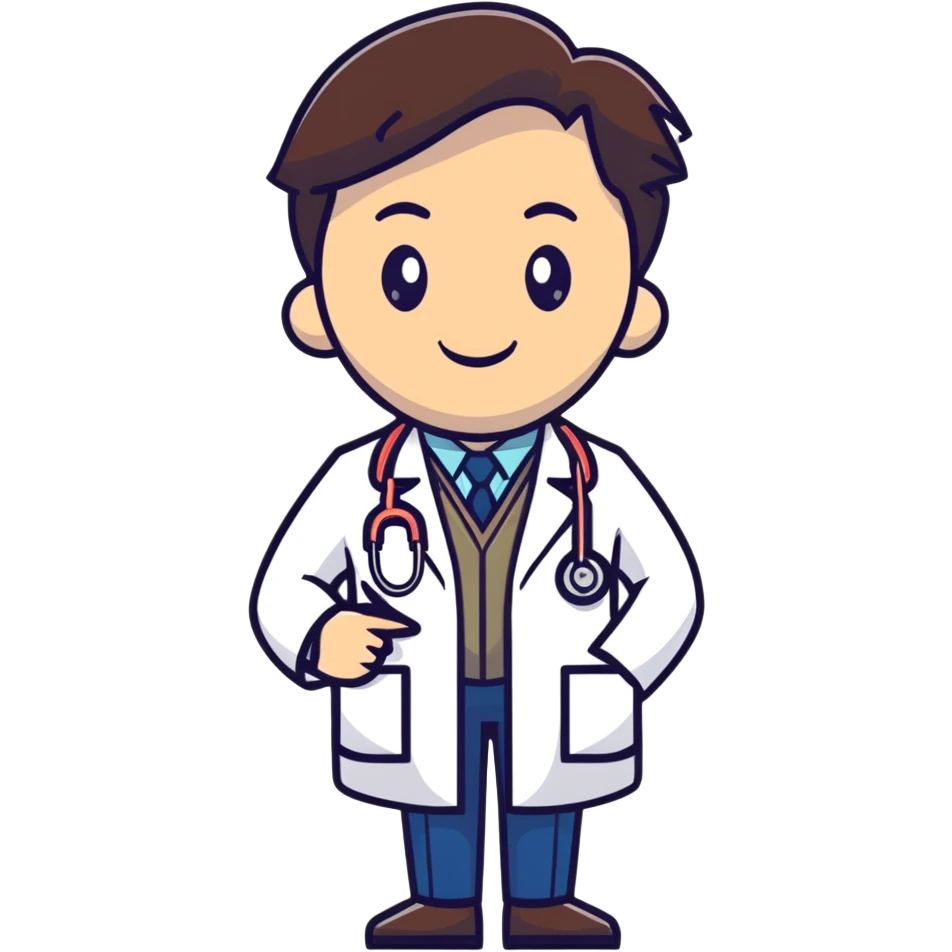 friendly doctor emoji