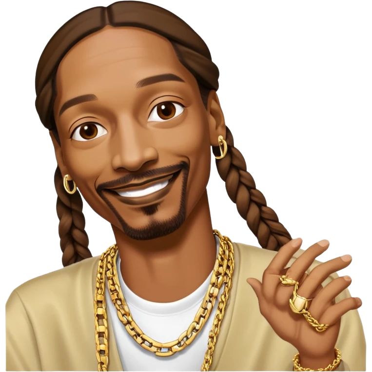 Snoop dogg hanging out with snoop emoji