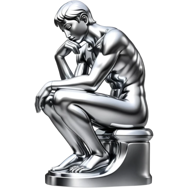 sorayama The Thinker statue emoji