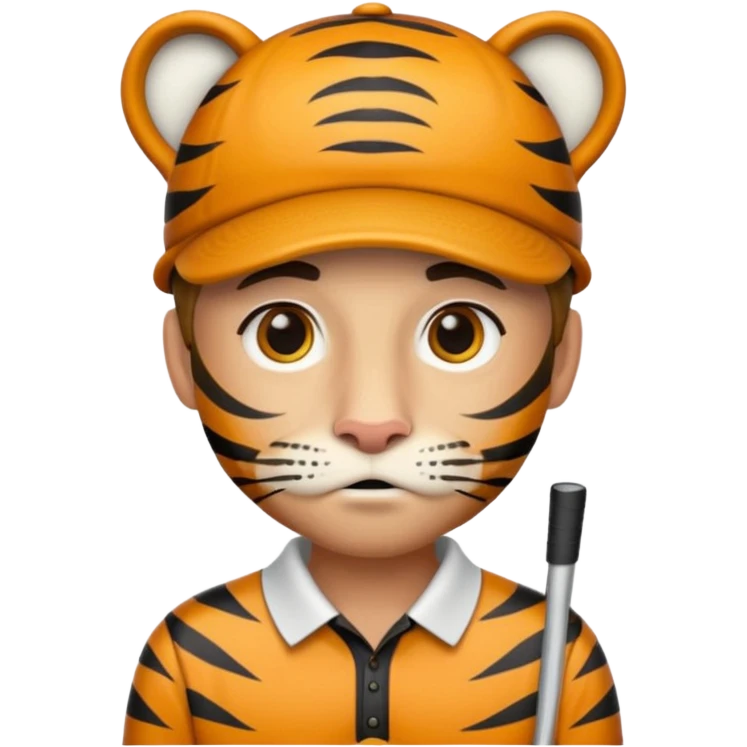 Tigre golf emoji