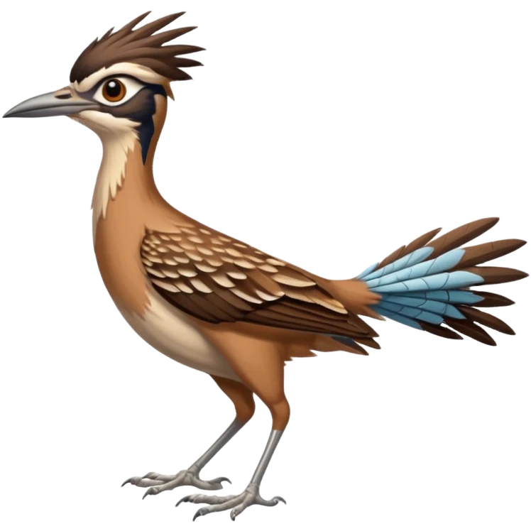 Running roadrunner emoji