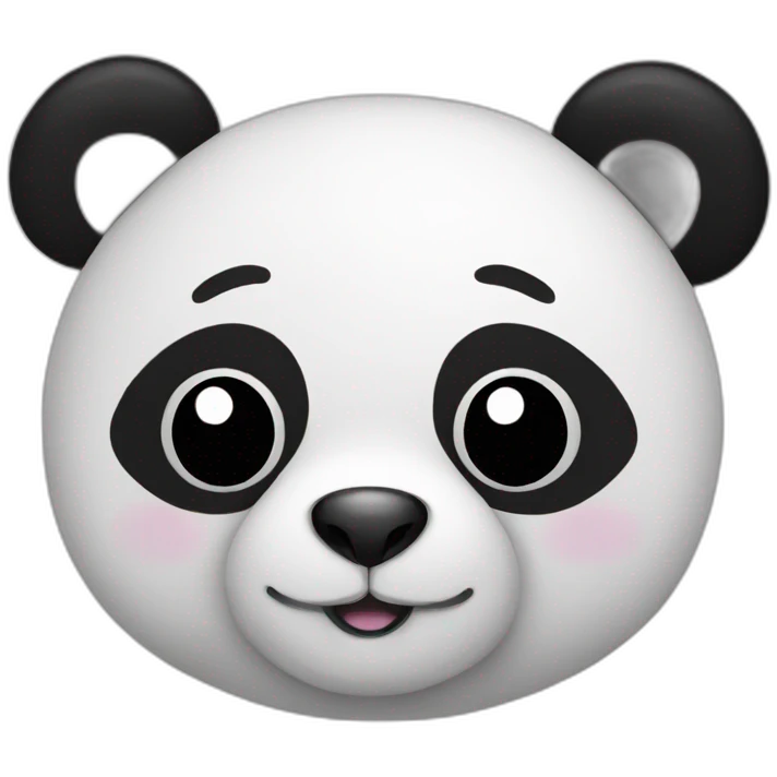panda stuffed toy emoji