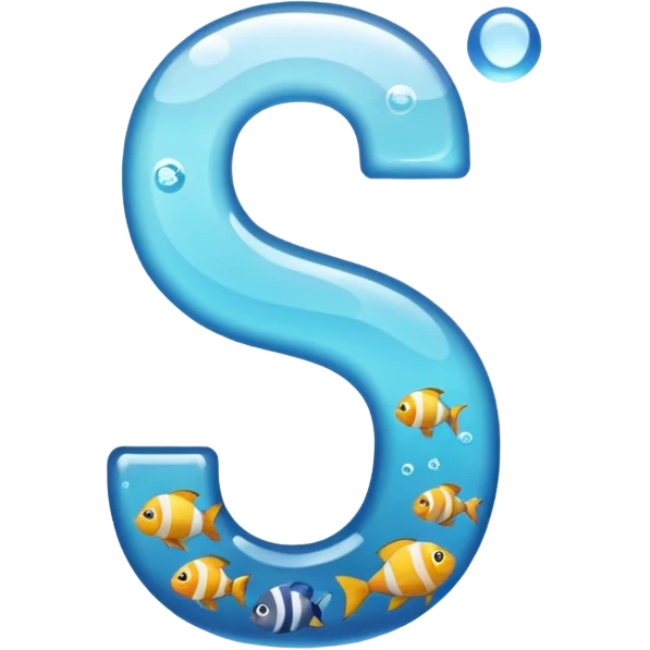 number 1 made from sea emoji