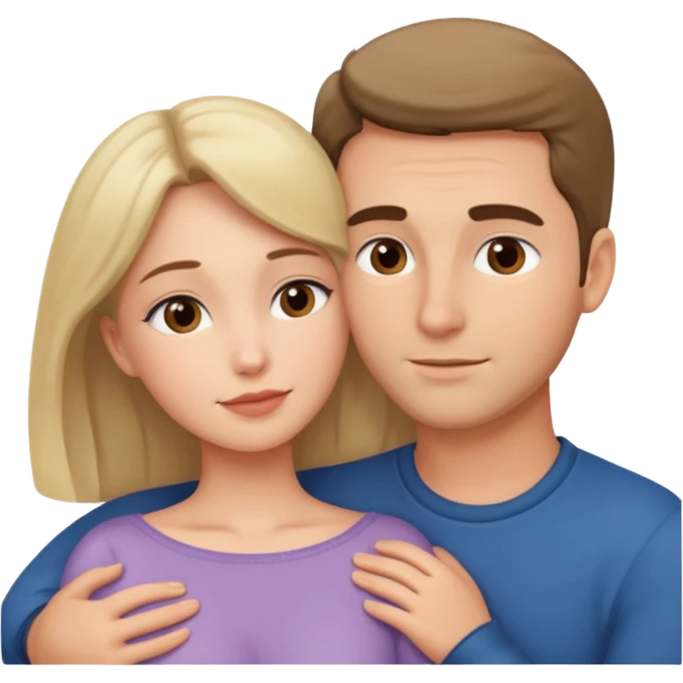 Une femme et un homme entrain de faire l'amour emoji