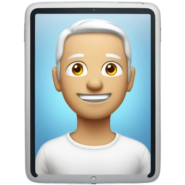 ipad with a zero on it emoji