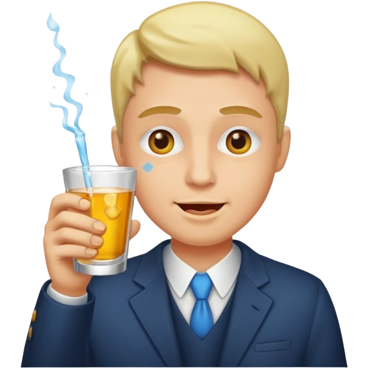 Drinking shots emoji