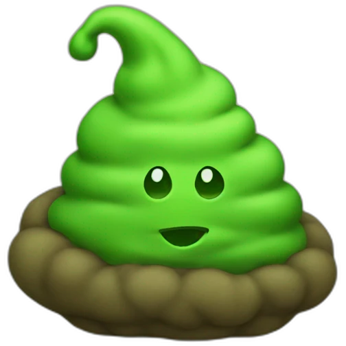 green poop emoji
