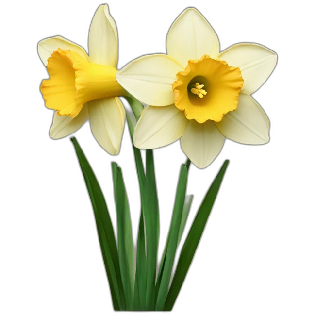 daffodil flowers emoji