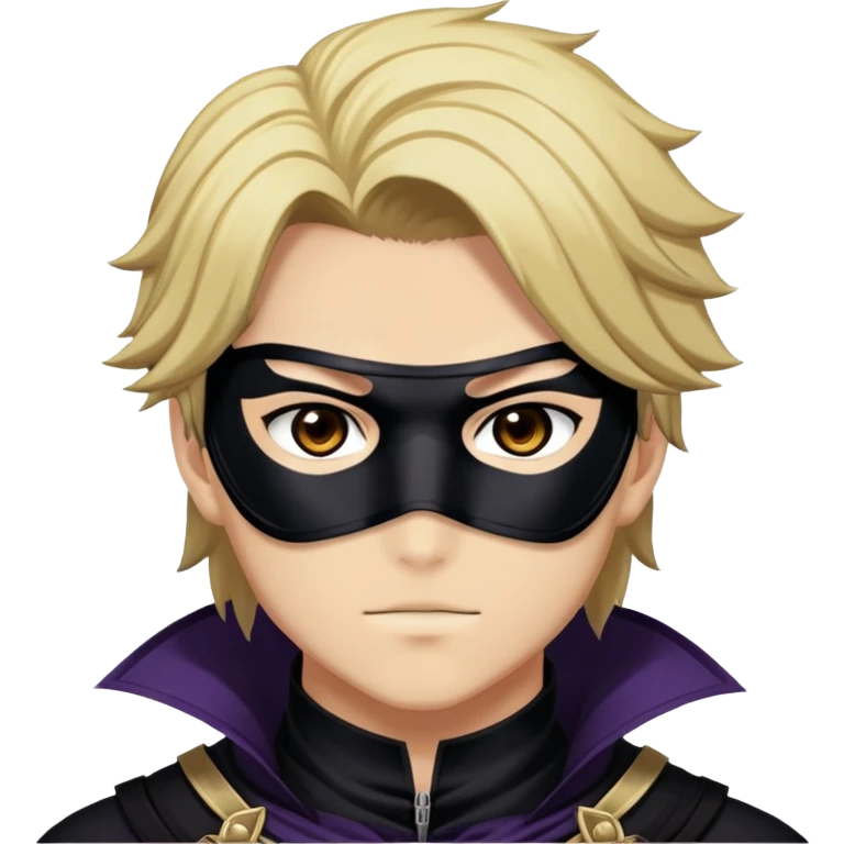 masked character Cid Kagenou from The Eminence in Shadow anime emoji