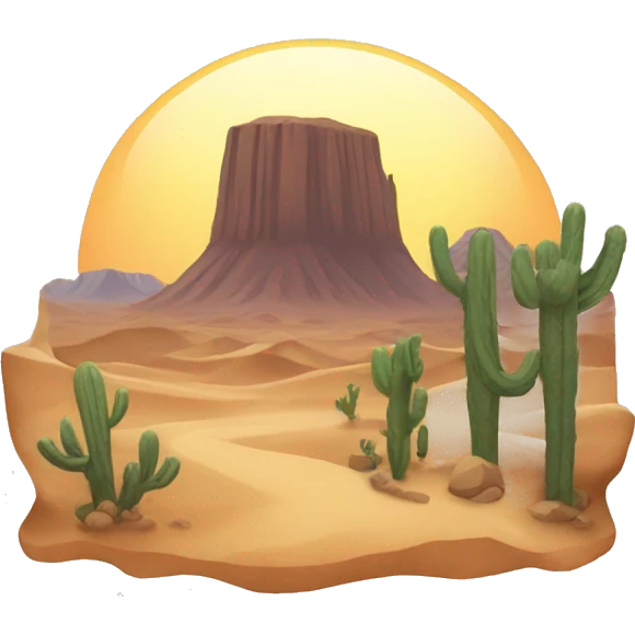 Desert emoji