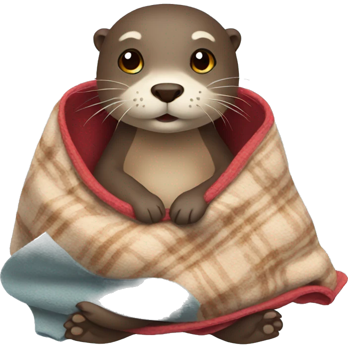 otter with blanket  emoji