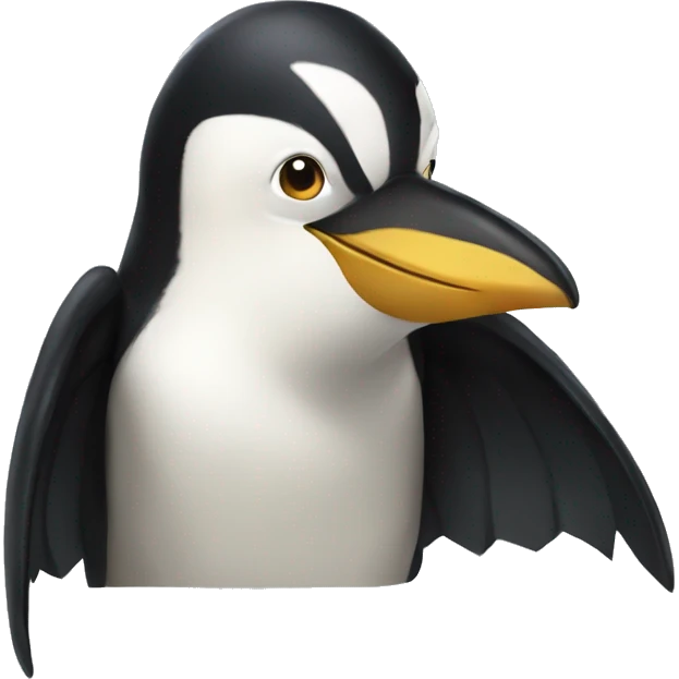 pengin süper hero emoji