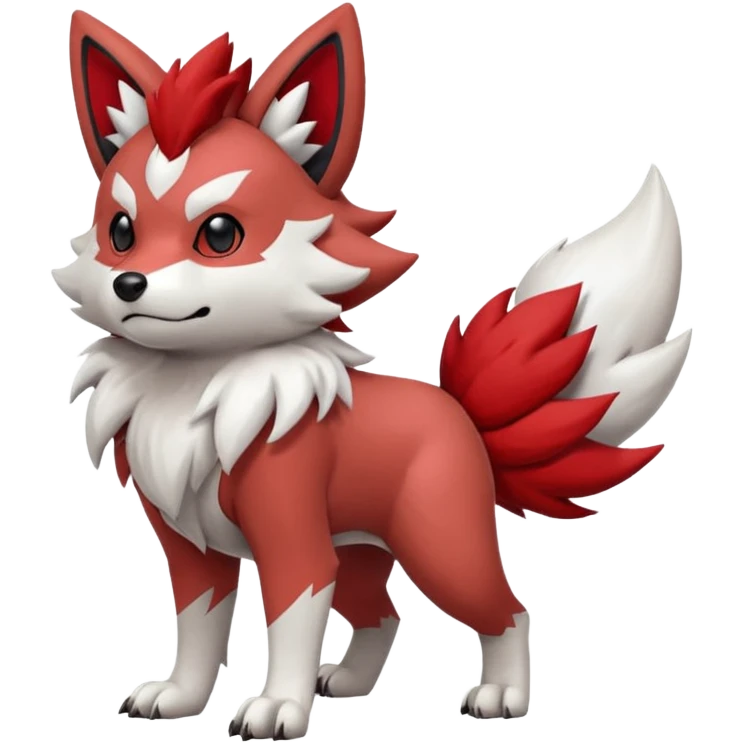 Lycanroc-Growlithe-Zangoose-Zorua-fusion emoji