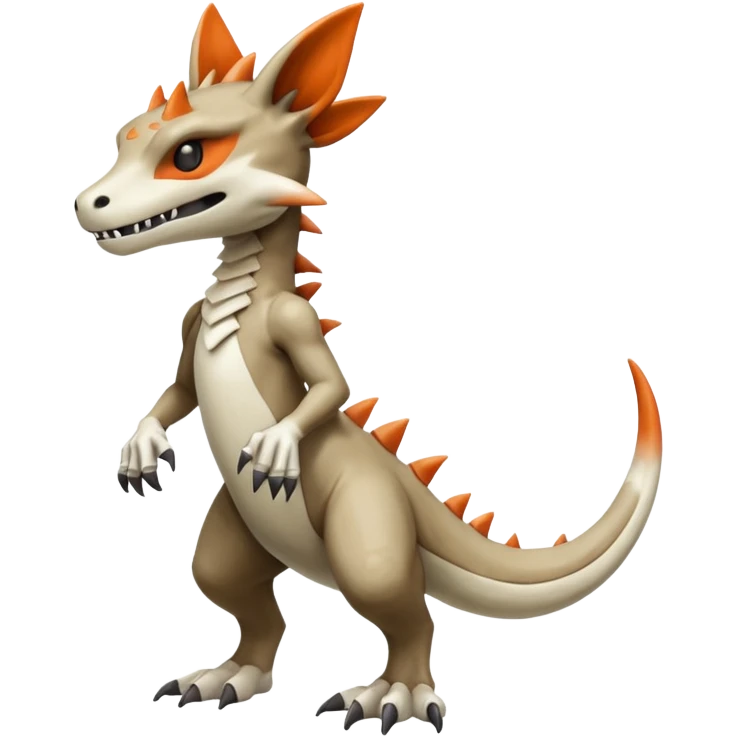 Shiny Koraidon-Marowak-Gabite-Fakémon-hybrid-creature (full body)  emoji