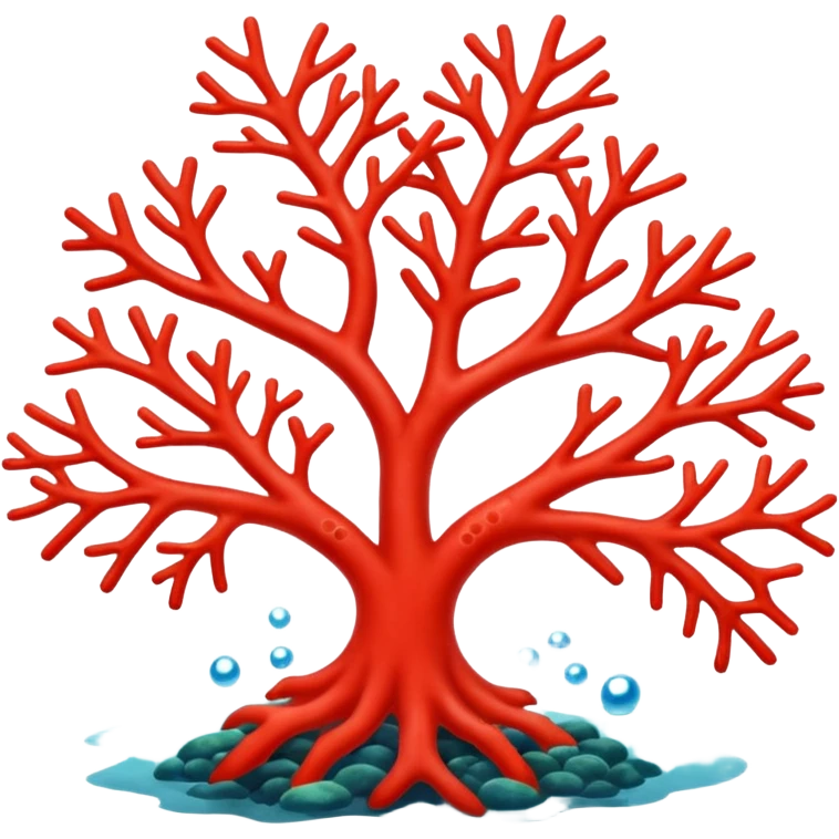 red Coral  emoji