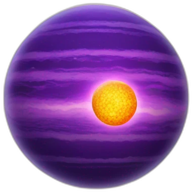 purple planet solar system emoji