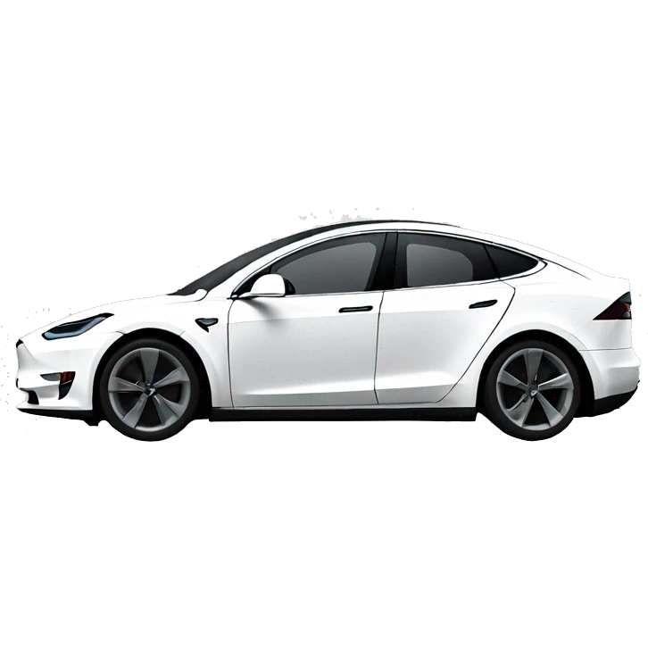 White Tesla emoji